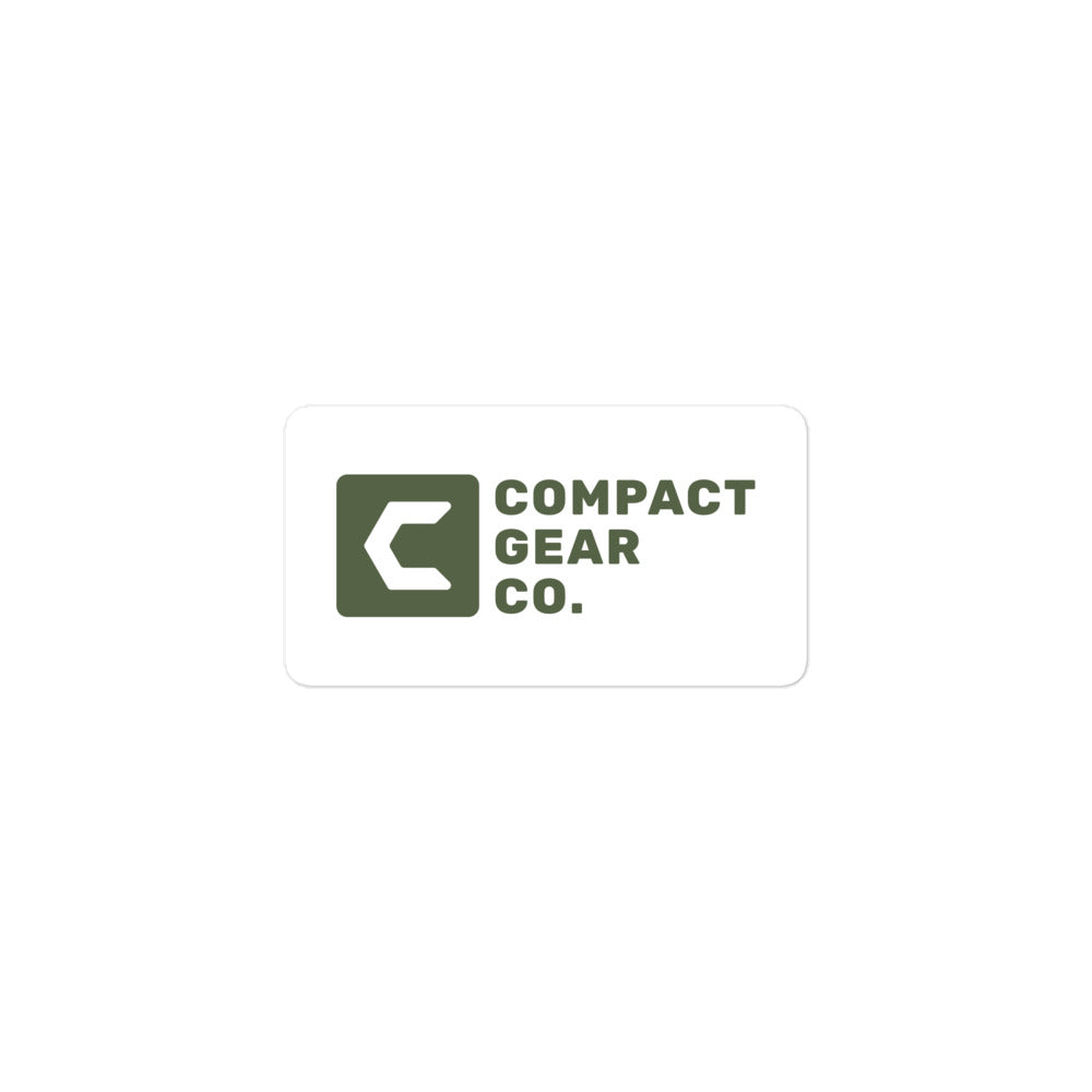 Compact Gear Company Sticker - Green